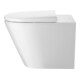 Duravit WC sur pied, chasse profonde D-Neo 37x58 cm, 4,5 l, sortie horizontale, sans rebord, blanc-5