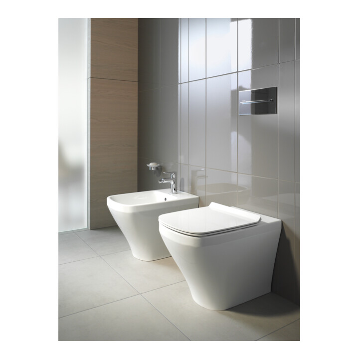 Duravit WC sur pied, chasse profonde DuraStyle 37x57,5 cm, 4,5 l, arrivée variable, blanc