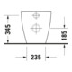 Duravit WC sur pied, chasse profonde Me by Starck 37x60 cm, 4,5 l, Abg wa, w sm HygGlaze-5