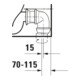 Duravit WC sur pied combiné, chasse profonde DuraStyle 37x63 cm, 4,5 l, entrée variable, blanc-2