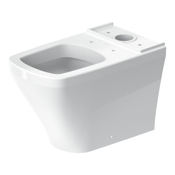 Duravit WC sur pied combiné, chasse profonde DuraStyle 37x63 cm, 4,5 l, entrée variable, blanc