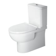Duravit WC sur pied combiné, chasse profonde No. 1 36,5x65 cm, 6 l, évac. horiz., sans rebord, blanc