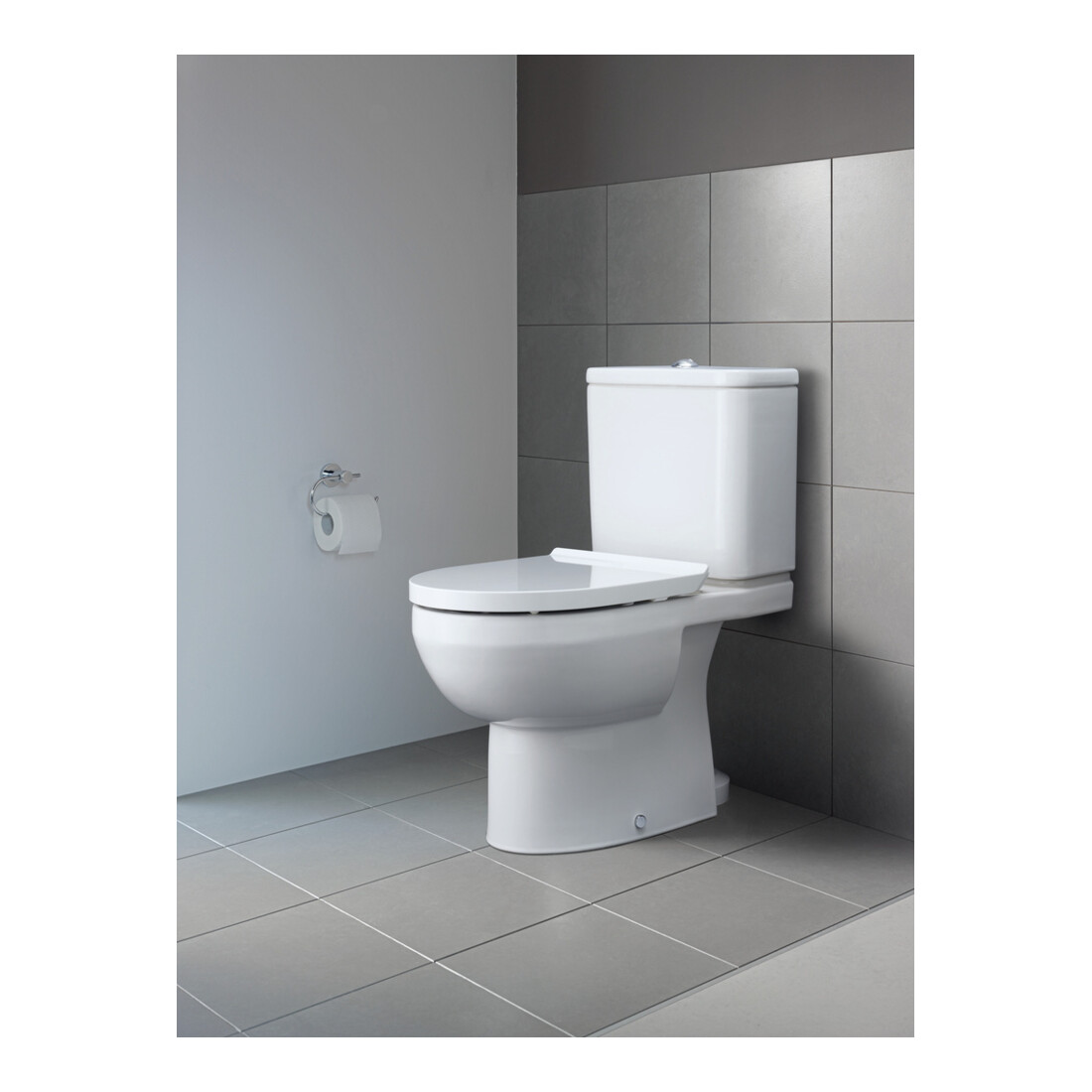 Duravit WC sur pied combiné, chasse profonde No. 1 36,5x65 cm, 6 l, évac. horiz., sans rebord, blanc