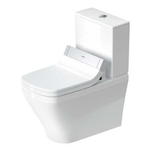 Duravit WC sur pied combiné, cuvette à chasse profonde DuraStyle 39x70,5 cm, 4,5 l, blanc