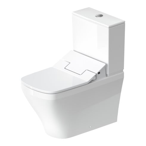 Duravit WC sur pied combiné, cuvette à chasse profonde DuraStyle 39x70,5 cm, 4,5 l, blanc