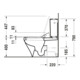 Duravit WC sur pied combiné, cuvette à chasse profonde DuraStyle 39x70,5 cm, 4,5 l, blanc-4