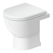Duravit WC sur pied, cuvette à chasse profonde D-Code 37x48 cm, 4,5 l, évac. horiz., sans rebord, blanc