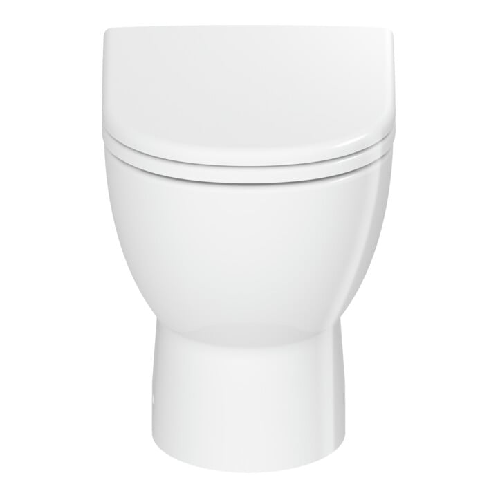 Duravit WC sur pied, cuvette à chasse profonde D-Code 37x48 cm, 4,5 l, évac. horiz., sans rebord, blanc