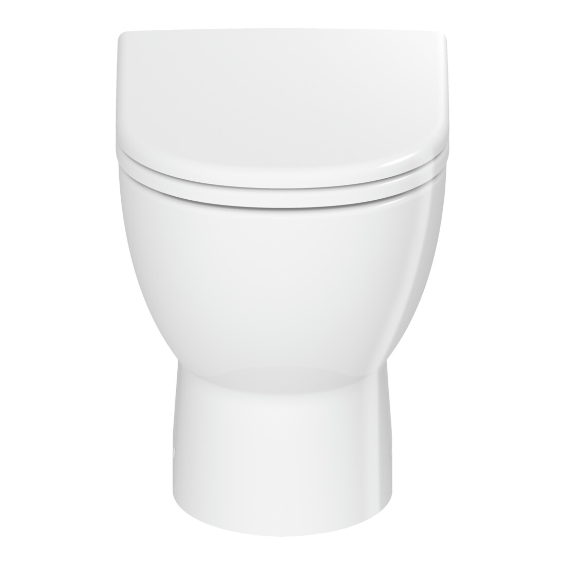 Duravit WC sur pied, cuvette à chasse profonde D-Code 37x48 cm, 4,5 l, évac. horiz., sans rebord, blanc