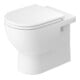Duravit WC sur pied, cuvette à chasse profonde D-Code 37x57 cm, 4,5 l, sortie horizontale, sans rebord, blanc-1