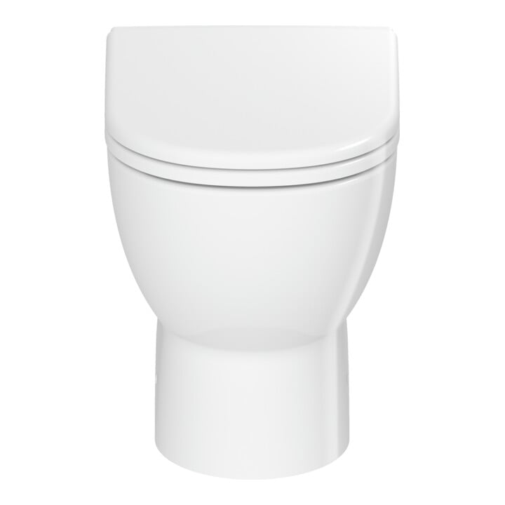 Duravit WC sur pied, cuvette à chasse profonde D-Code 37x57 cm, 4,5 l, sortie horizontale, sans rebord, blanc