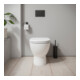 Duravit WC sur pied, cuvette à chasse profonde D-Code 37x57 cm, 4,5 l, sortie horizontale, sans rebord, blanc-2