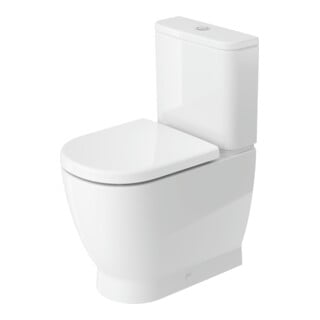 Duravit WC sur pied, cuvette à chasse profonde D-Code 37x60 cm, 4,5 l, sortie horizontale, blanc