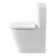 Duravit WC sur pied, cuvette à chasse profonde D-Code 37x60 cm, 4,5 l, sortie horizontale, blanc-2
