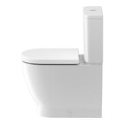 Duravit WC sur pied, cuvette à chasse profonde D-Code 37x60 cm, 4,5 l, sortie horizontale, blanc-2
