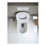 Duravit WC sur pied, cuvette à chasse profonde Qatego 39x60cm, 4,5 l, sans rebord, blanc brillant-4