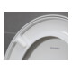 Duravit WC sur pied, cuvette à chasse profonde Set n°1 avec abattant, sans rebord, blanc-2