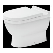 Duravit WC sur pied, cuvette à chasse profonde Starck 3 37x57 cm, 4,5 l, évac. horiz., sans bride, blanc
