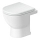 Duravit WC sur pied, cuvette profonde D-Code Compact 37x48 cm, 4,5 l, sortie verticale, blanc-1