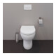 Duravit WC sur pied, cuvette profonde No. 1 Compact 37x48 cm, 4,5 l, évac. horizont., sans bride, blanc