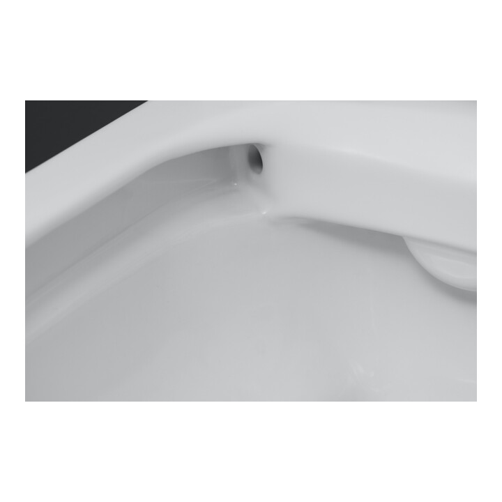 Duravit WC sur pied, cuvette profonde No. 1 Compact 37x48 cm, 4,5 l, évac. horizont., sans bride, blanc