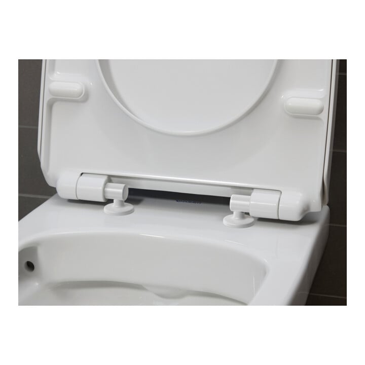 Duravit WC sur pied, cuvette profonde No. 1 Compact 37x48 cm, 4,5 l, évac. horizont., sans bride, blanc