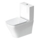 Duravit WC sur pied DuraStyle, chasse profonde 37x70,5 cm, 4,5 l, entrée variable, blanc-1