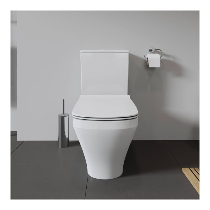 Duravit WC sur pied DuraStyle, chasse profonde 37x70,5 cm, 4,5 l, entrée variable, blanc