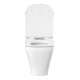 Duravit WC sur pied DuraStyle, chasse profonde 37x70,5 cm, 4,5 l, entrée variable, blanc