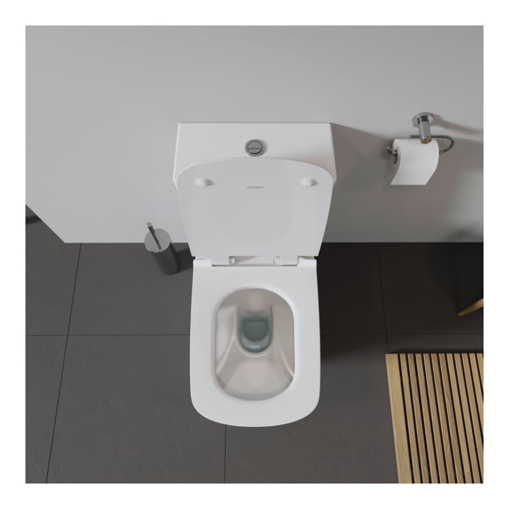 Duravit WC sur pied DuraStyle, chasse profonde 37x70,5 cm, 4,5 l, entrée variable, blanc