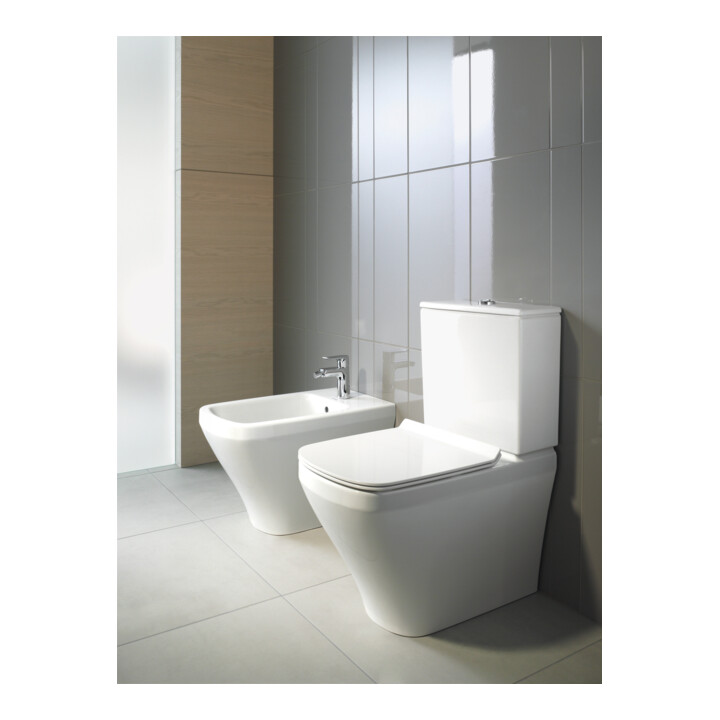Duravit WC sur pied DuraStyle, chasse profonde 37x70,5 cm, 4,5 l, entrée variable, blanc