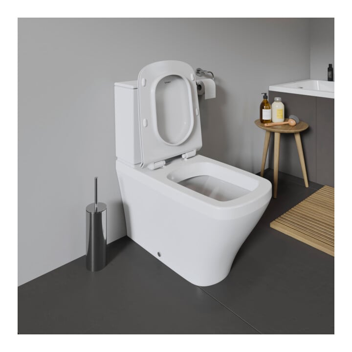 Duravit WC sur pied DuraStyle, chasse profonde 37x70,5 cm, 4,5 l, entrée variable, blanc