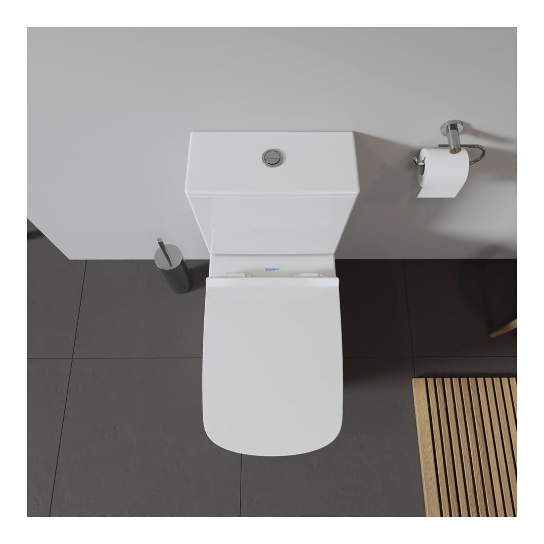 Duravit WC sur pied DuraStyle, chasse profonde 37x70,5 cm, 4,5 l, entrée variable, blanc