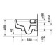 Duravit WC suspendu Balcoon 37x54 cm, argile terre mat