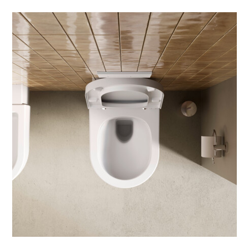 Duravit WC suspendu Balcoon 37x54 cm, blanc mat soyeux