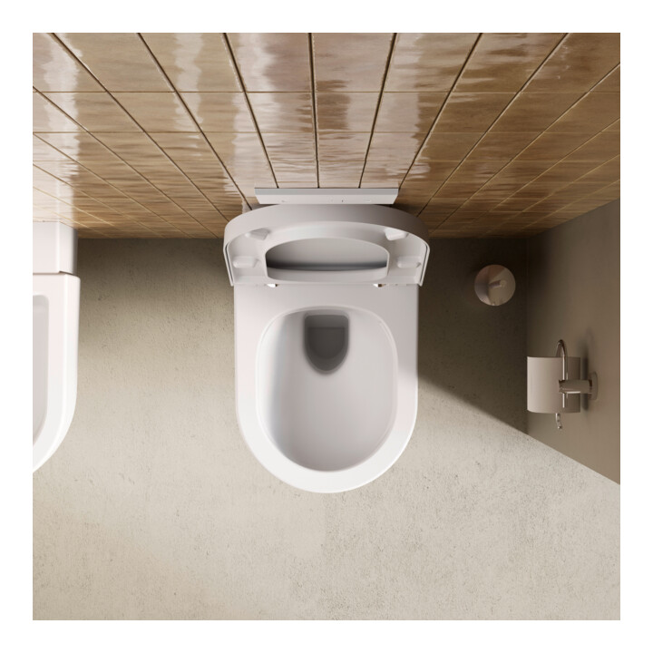 Duravit WC suspendu Balcoon 37x54 cm, blanc mat soyeux