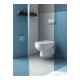 Duravit WC suspendu, cuvette à chasse basse No. 1 Compact 36,5x48 cm, 4,5 l, sans rebord, blanc-2