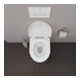 Duravit WC suspendu, cuvette à chasse basse No. 1 Compact 36,5x48 cm, 4,5 l, sans rebord, blanc