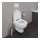 Duravit WC suspendu, cuvette à chasse basse No. 1 Compact 36,5x48 cm, 4,5 l, sans rebord, blanc