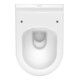Duravit WC suspendu, cuvette à chasse basse Starck 3 37x54 cm, 4,5 l, sans rebord, blanc