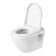 Duravit WC suspendu, cuvette à chasse basse Starck 3 37x54 cm, 4,5 l, sans rebord, blanc-2