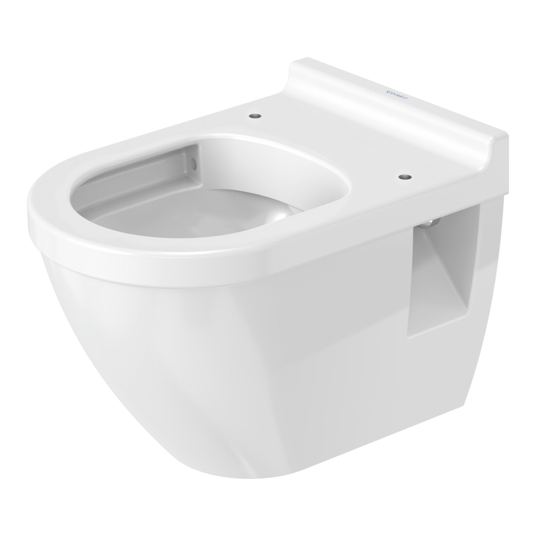 Duravit WC suspendu, cuvette à chasse basse Starck 3 37x54 cm, 4,5 l, sans rebord, blanc