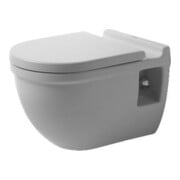 Duravit WC suspendu, cuvette à chasse profonde Comfort Starck 3 36,5x54,5 cm, 6 l, hauteur d'assise +5 cm, blanc