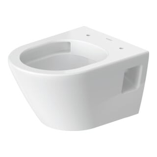 Duravit WC suspendu, cuvette à chasse profonde Compact D-Neo 37x48 cm, 4,5 l, sans bride, blanc