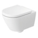 Duravit WC suspendu, cuvette à chasse profonde D-Code 37x54 cm, 4,5 l, sans bride, blanc, avec ferrure de montage-1