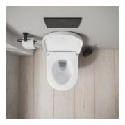 Duravit WC suspendu, cuvette à chasse profonde D-Code avec abattant, frein de chute, sans bride, blanc-5