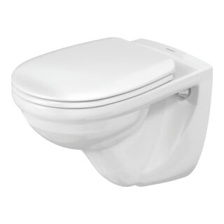 Duravit WC suspendu, cuvette à chasse profonde D-Code Basic 35,5x56 cm, 6 l, blanc