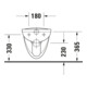 Duravit WC suspendu, cuvette à chasse profonde D-Code Basic 35,5x56 cm, 6 l, blanc-5