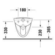 Duravit WC suspendu, cuvette à chasse profonde D-Code Basic 35,5x56 cm, 6 l, blanc-5