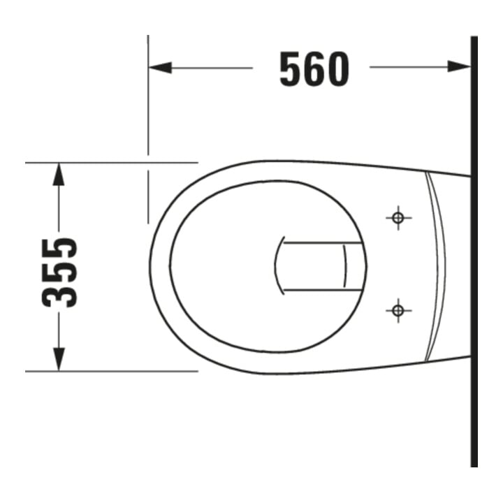 Duravit WC suspendu, cuvette à chasse profonde D-Code Basic 35,5x56 cm, 6 l, blanc